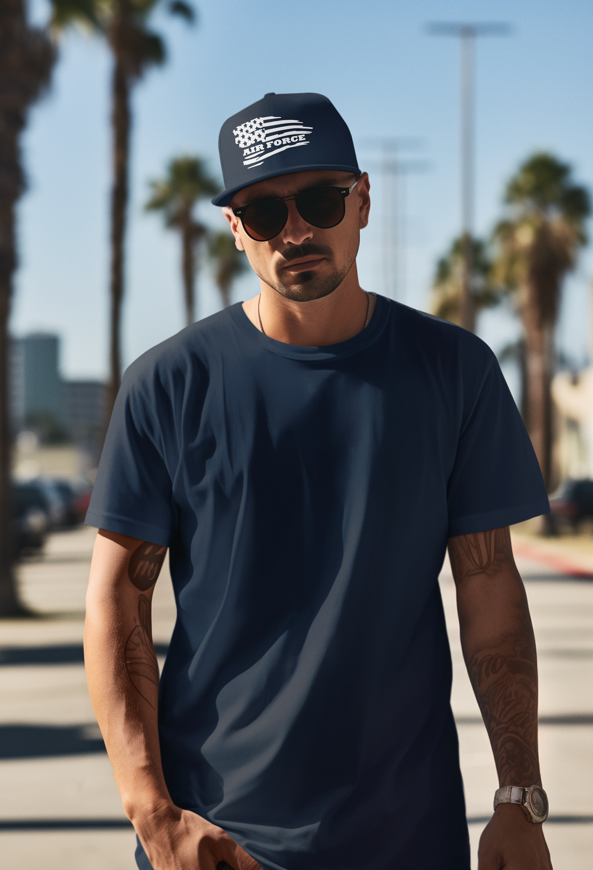 Air Force Foam Mesh-Back Trucker Cap
