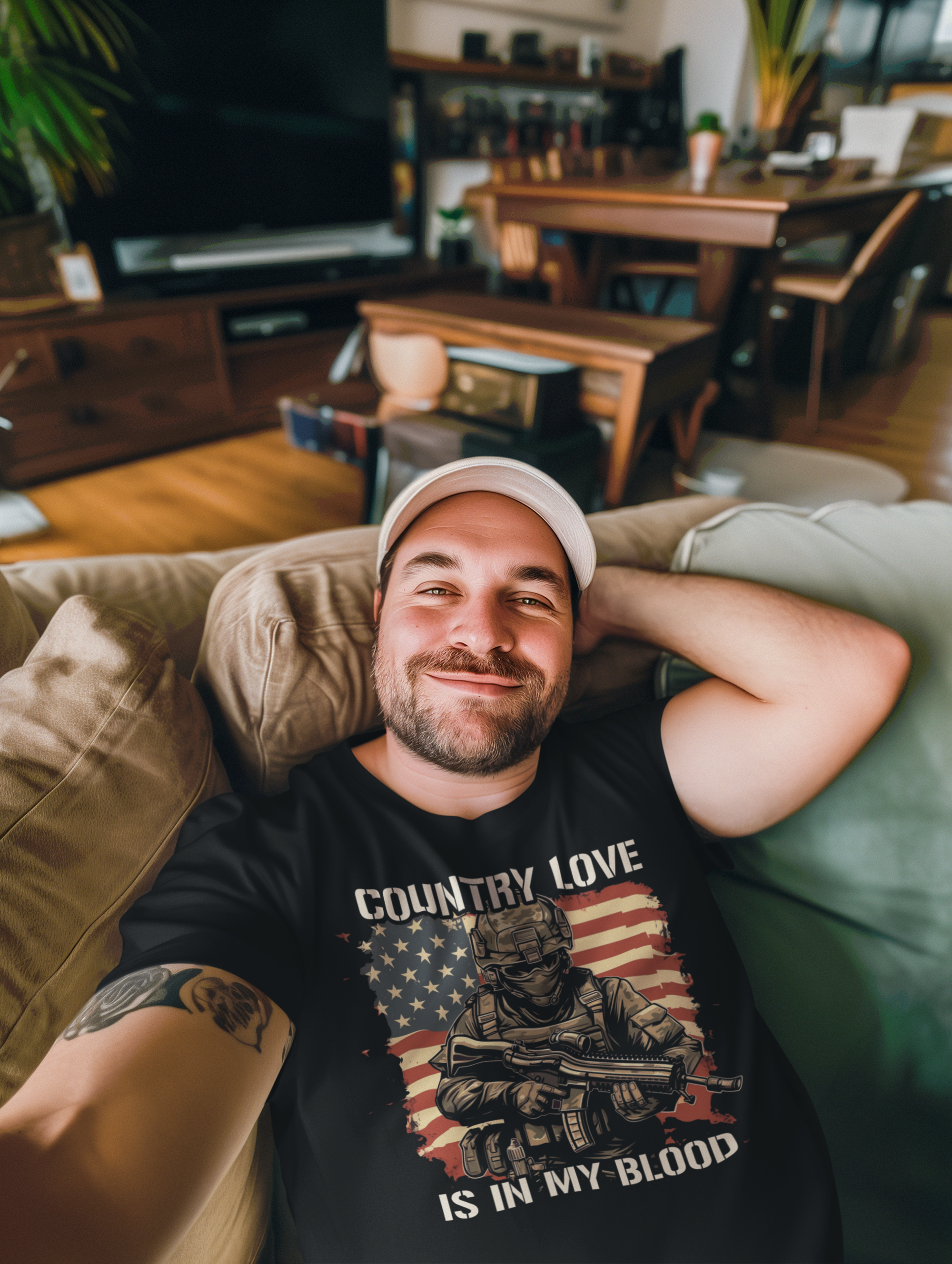 Country Love Is In My Blood Classic Country Style Shirt