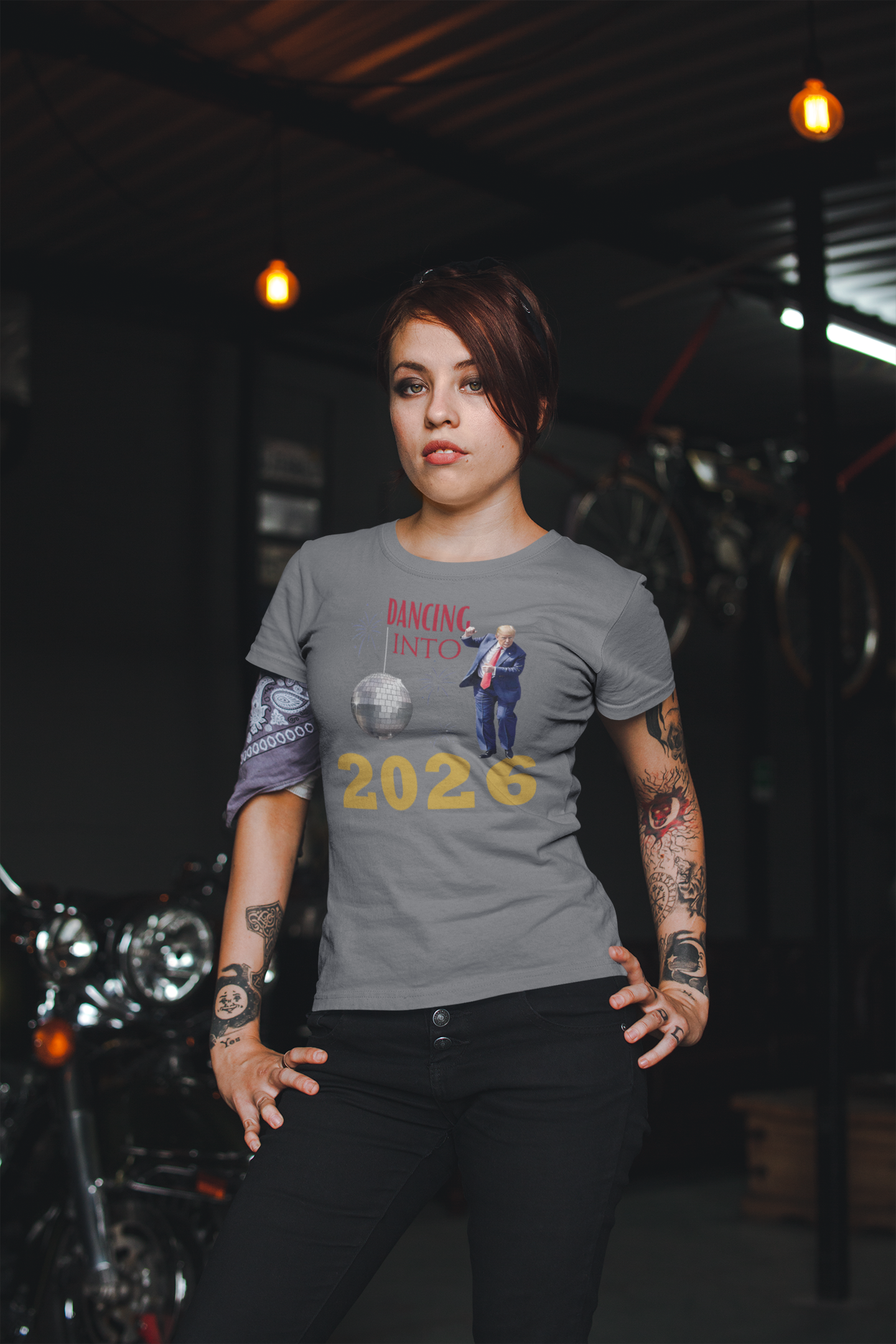 Dancing Into 2026 New Year Celebration Graphic Tee