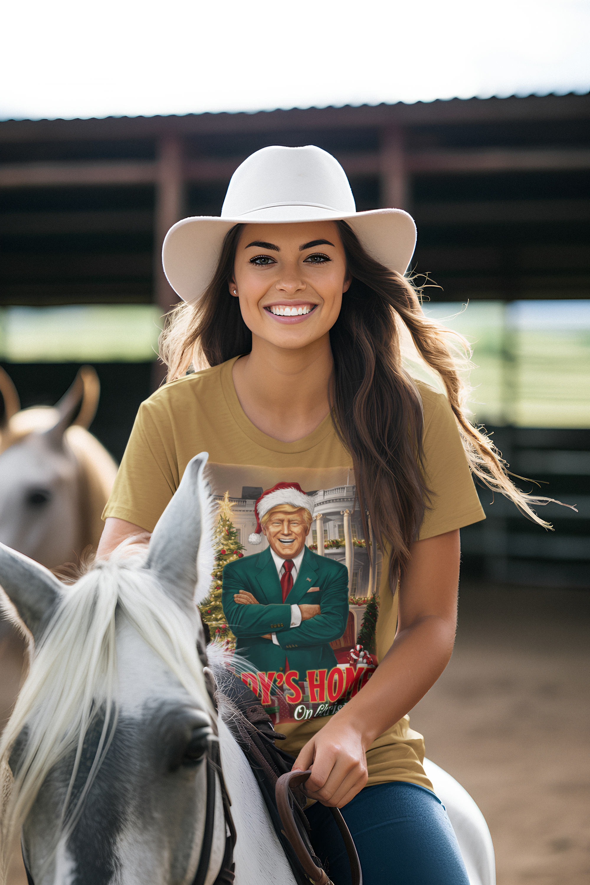 Daddys Home On Christmas Festive Family Shirt