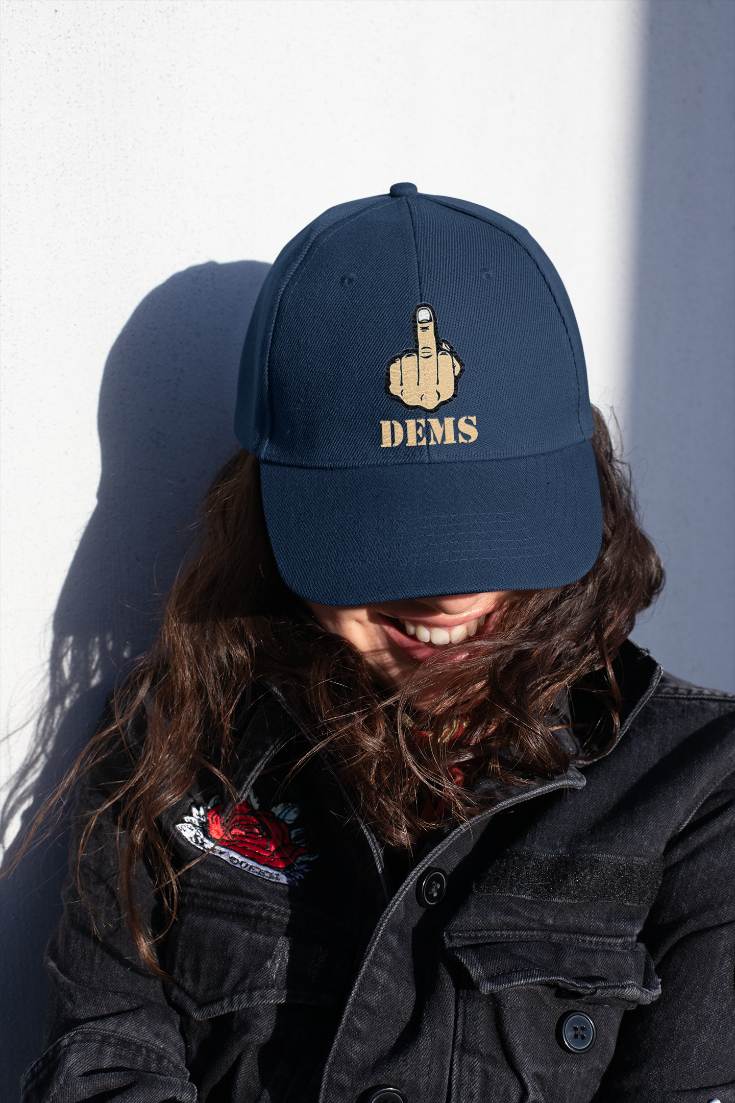 Fuck Dems Foam Mesh-Back Trucker Cap