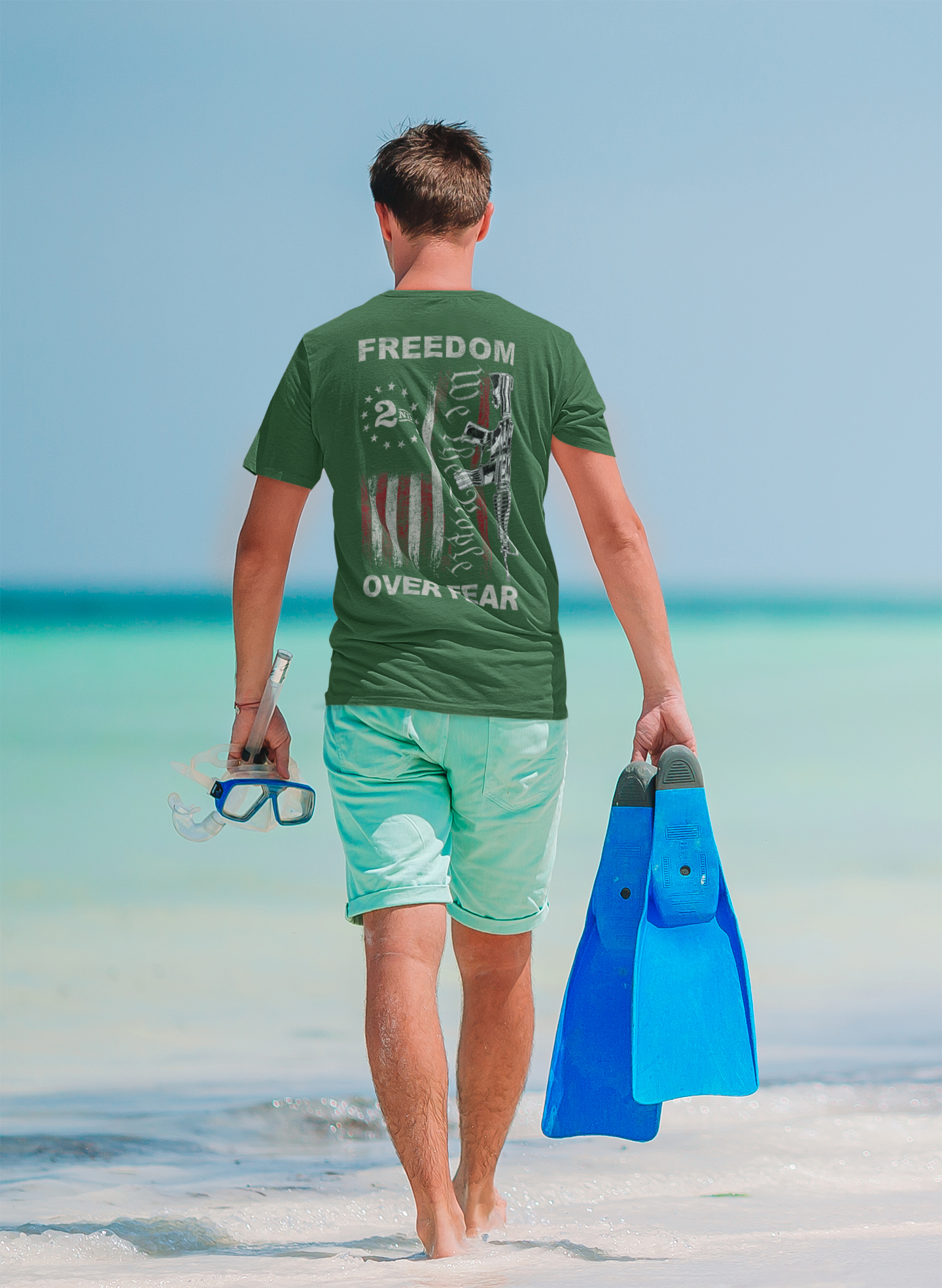 Freedom Over Fear 1776 We The People Patriotic Shirt