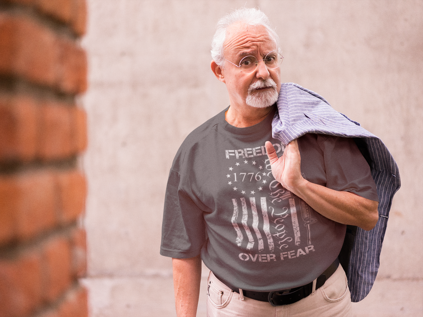 Freedom Over Fear 2nd Amendment We The People AR-15