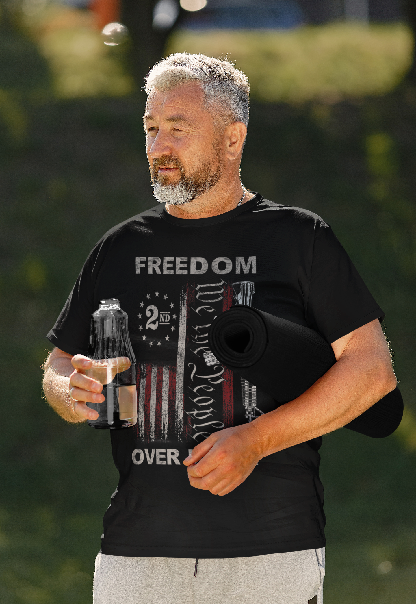 Freedom Over Fear 2nd Amendment We The People AR-15