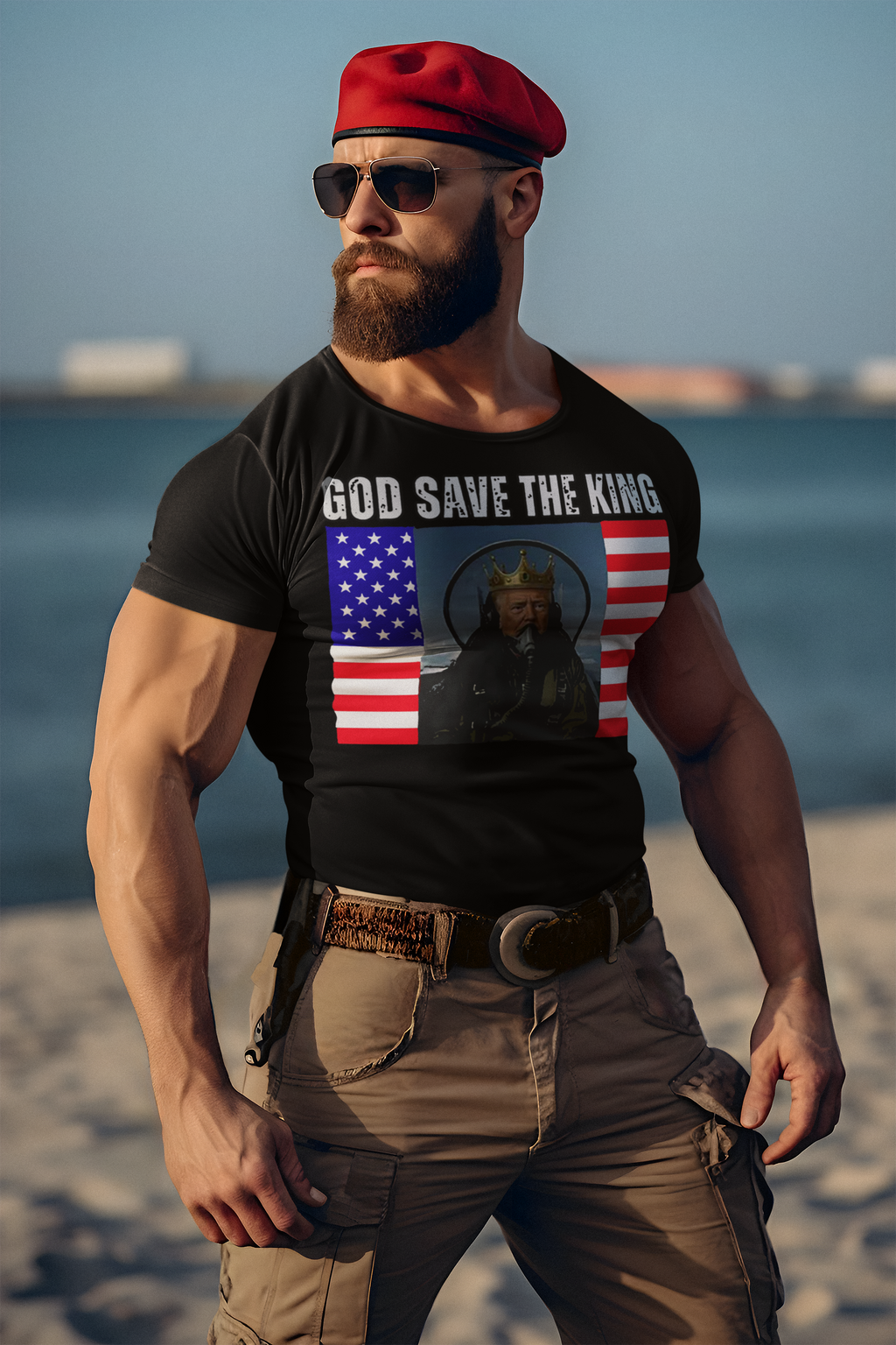 God Save The King Classic Crown Pride Tee Shirt