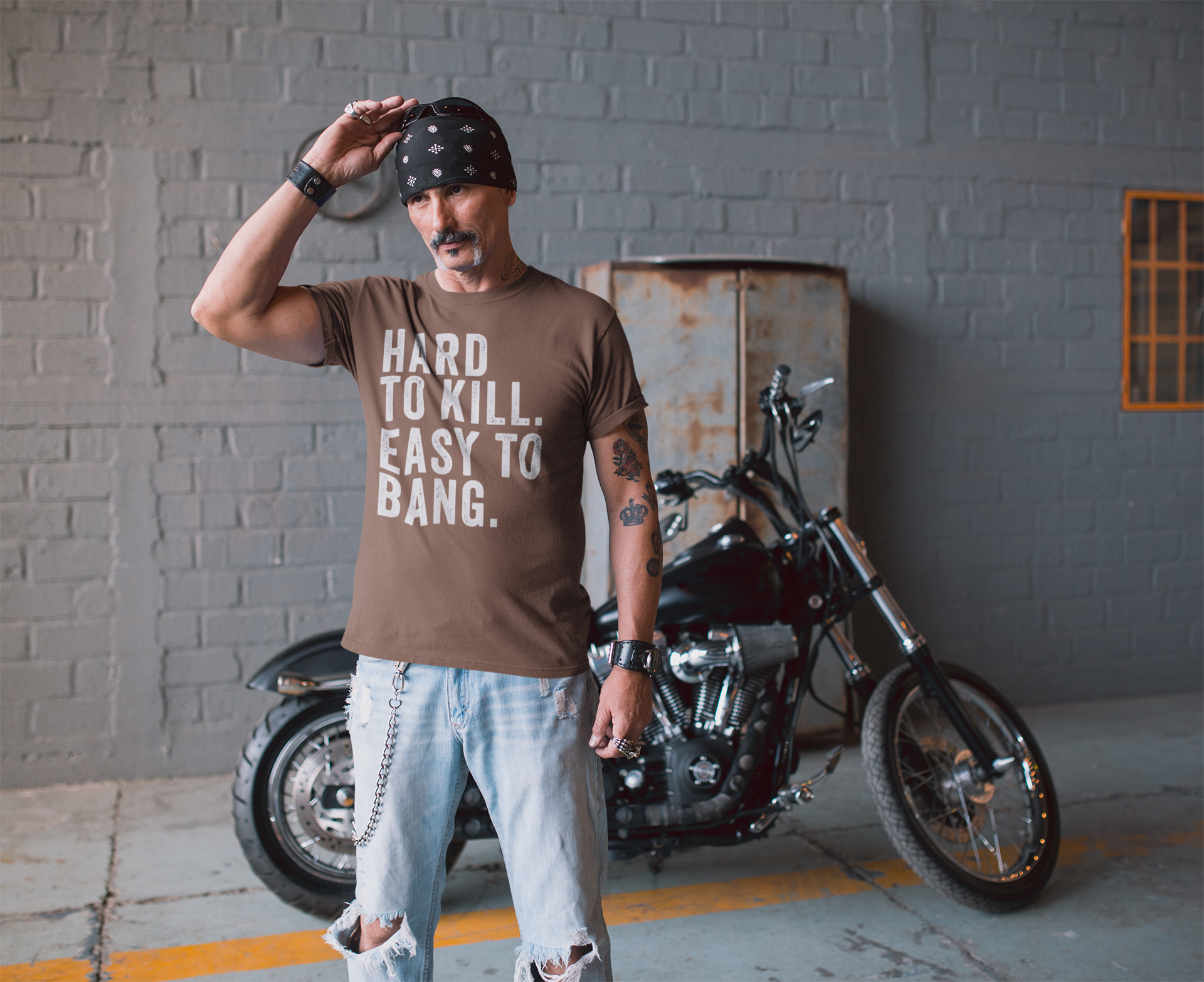 Hard To Kill Strong Mind Strong Body Gym Shirt