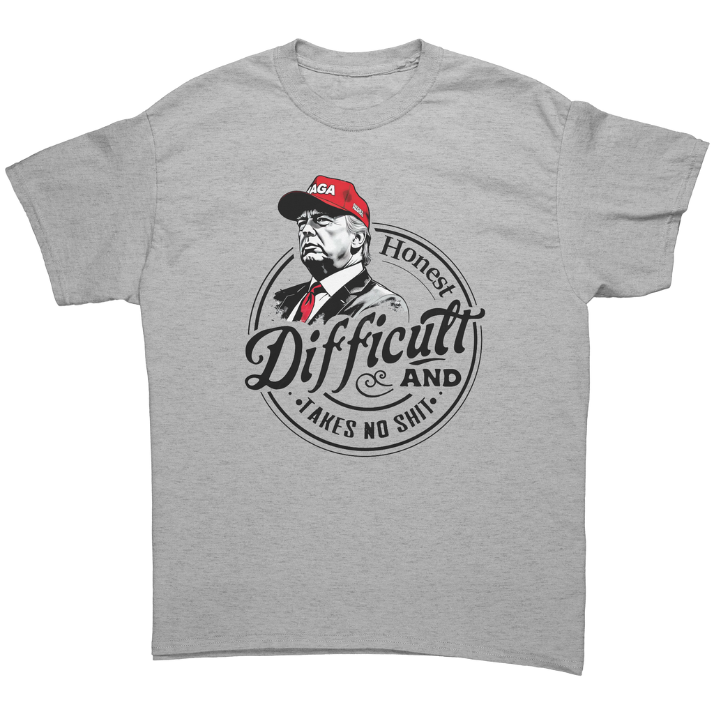 True Tough Takes No Shit Design graphic tee with bold print and patriotic theme.