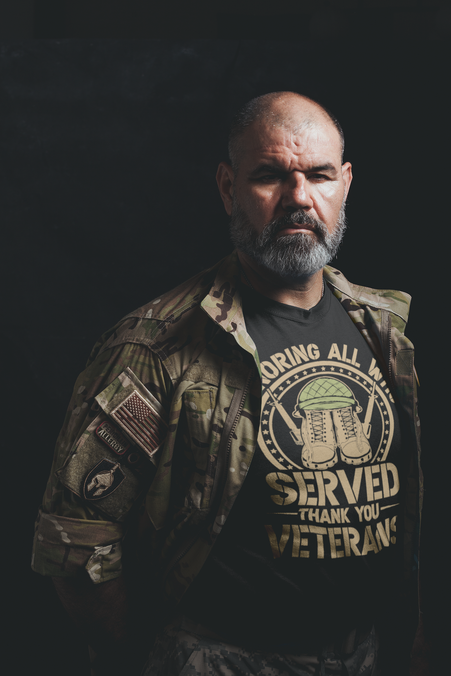 Honoring All Who Served Thank You Veterans Helmet And Boots