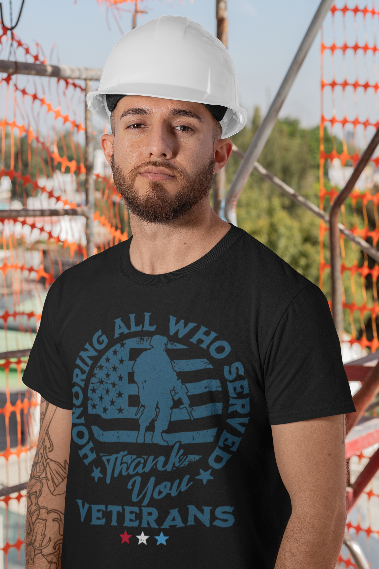 Honoring All Who Served Thank You Veterans Tee