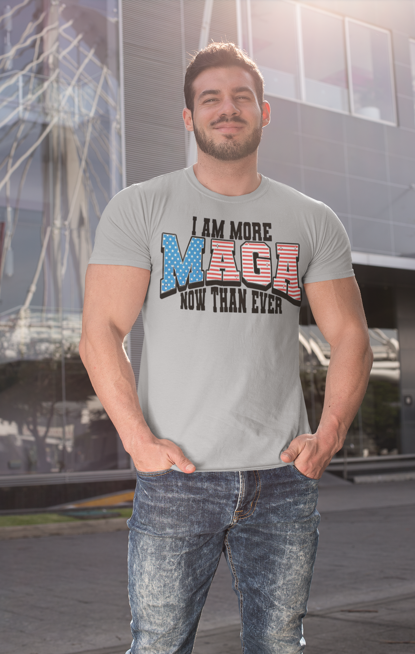 More MAGA Now Than Ever Bold Political Statement Tee