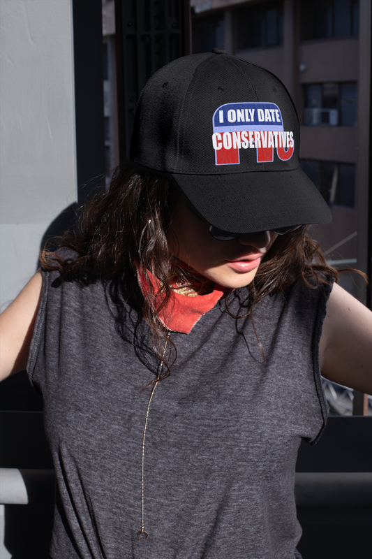 I Only Date Conservatives Foam Mesh-Back Trucker Cap