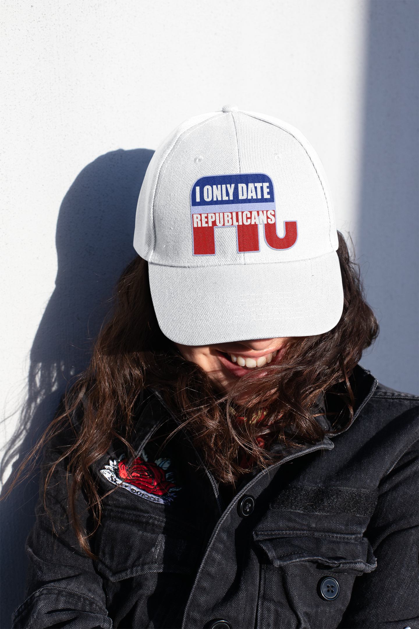 I Only Date Republicans Foam Mesh-Back Trucker Cap