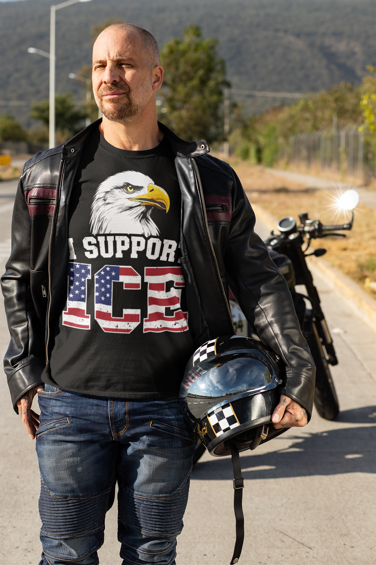 I Support ICE With Eagle