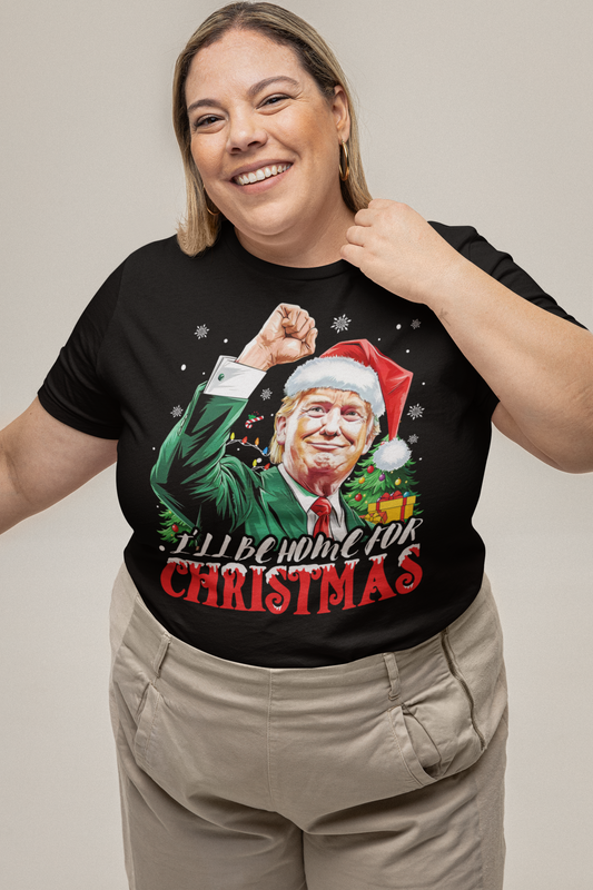 I'll Be Home For Christmas Trump With Christmas Tree