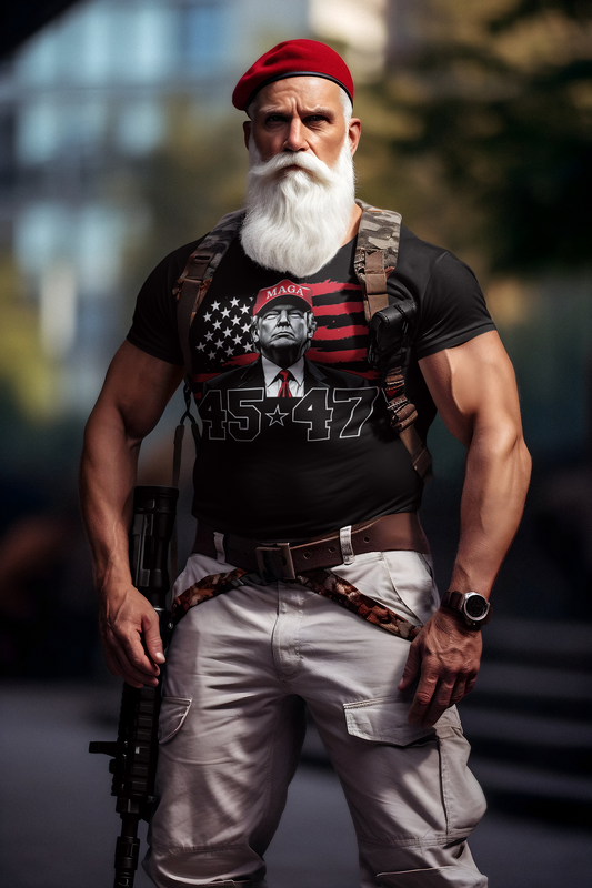 Trump With MAGA Hat 45 47