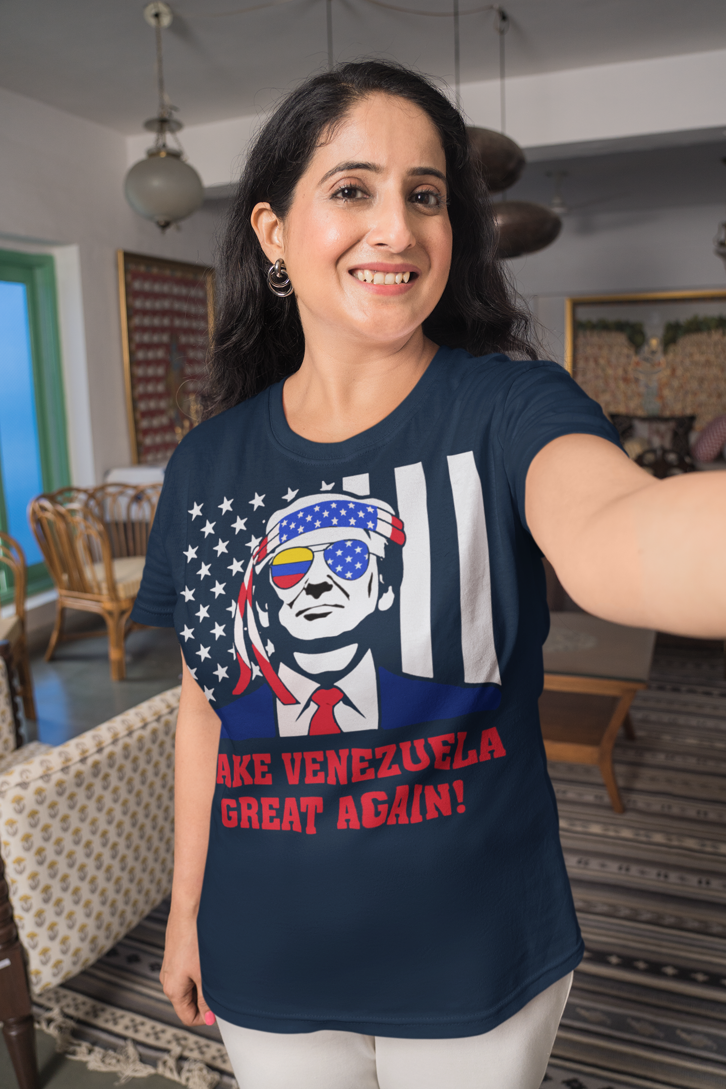 Make Venezuela Great Again! Trump On US Flag
