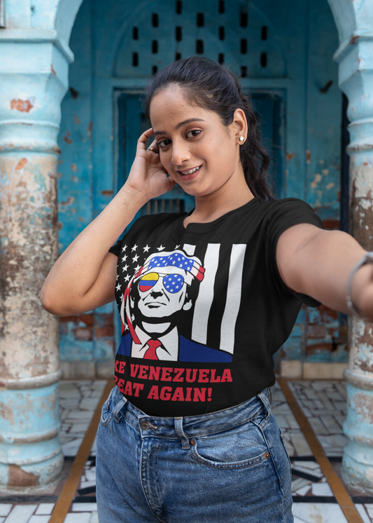 Make Venezuela Great Again! Trump On US Flag