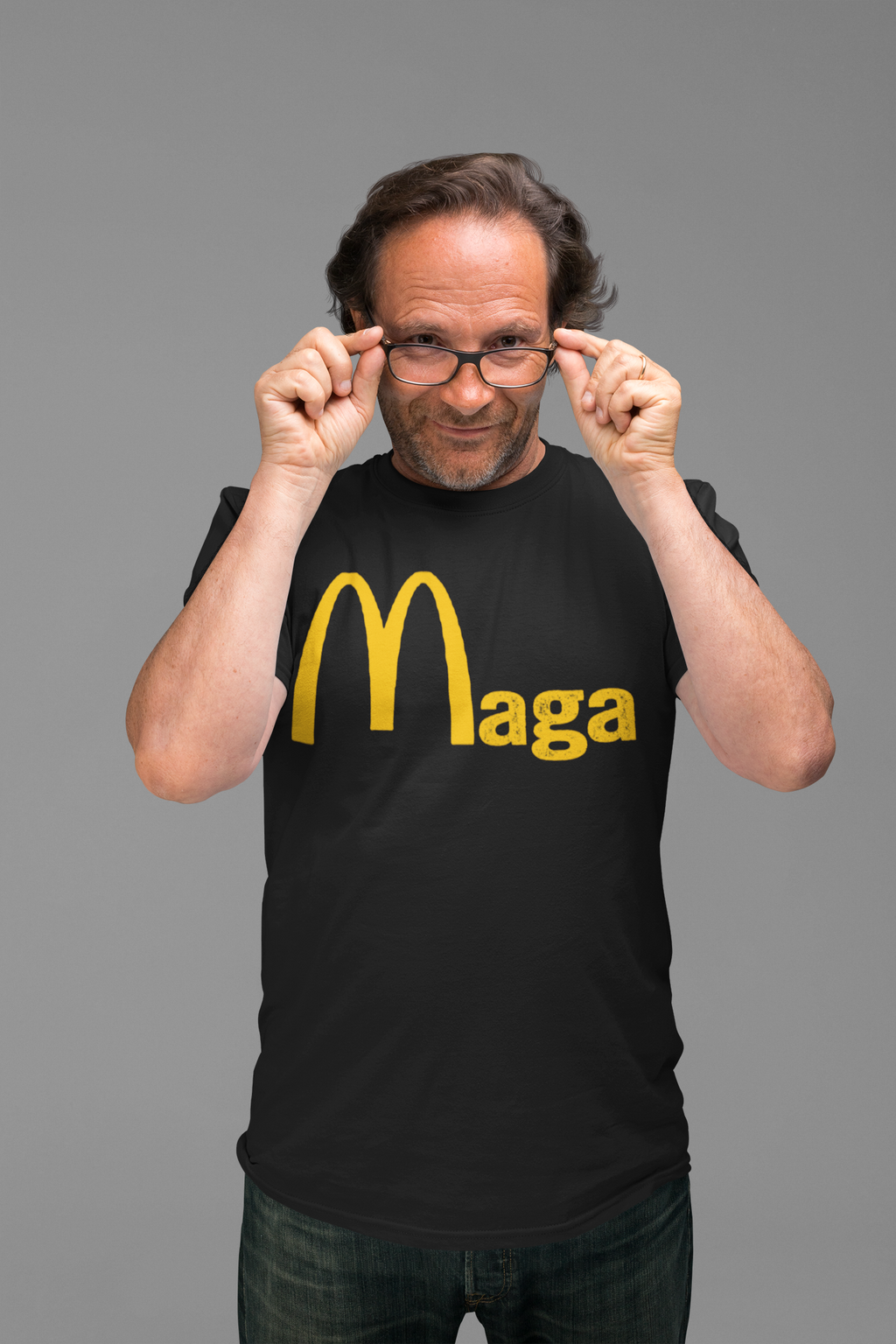 McMAGA Funny Political Parody Graphic T Shirt