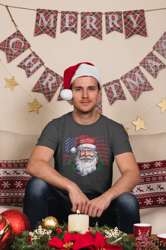 Make America Great Again Santa With MAGA Hat