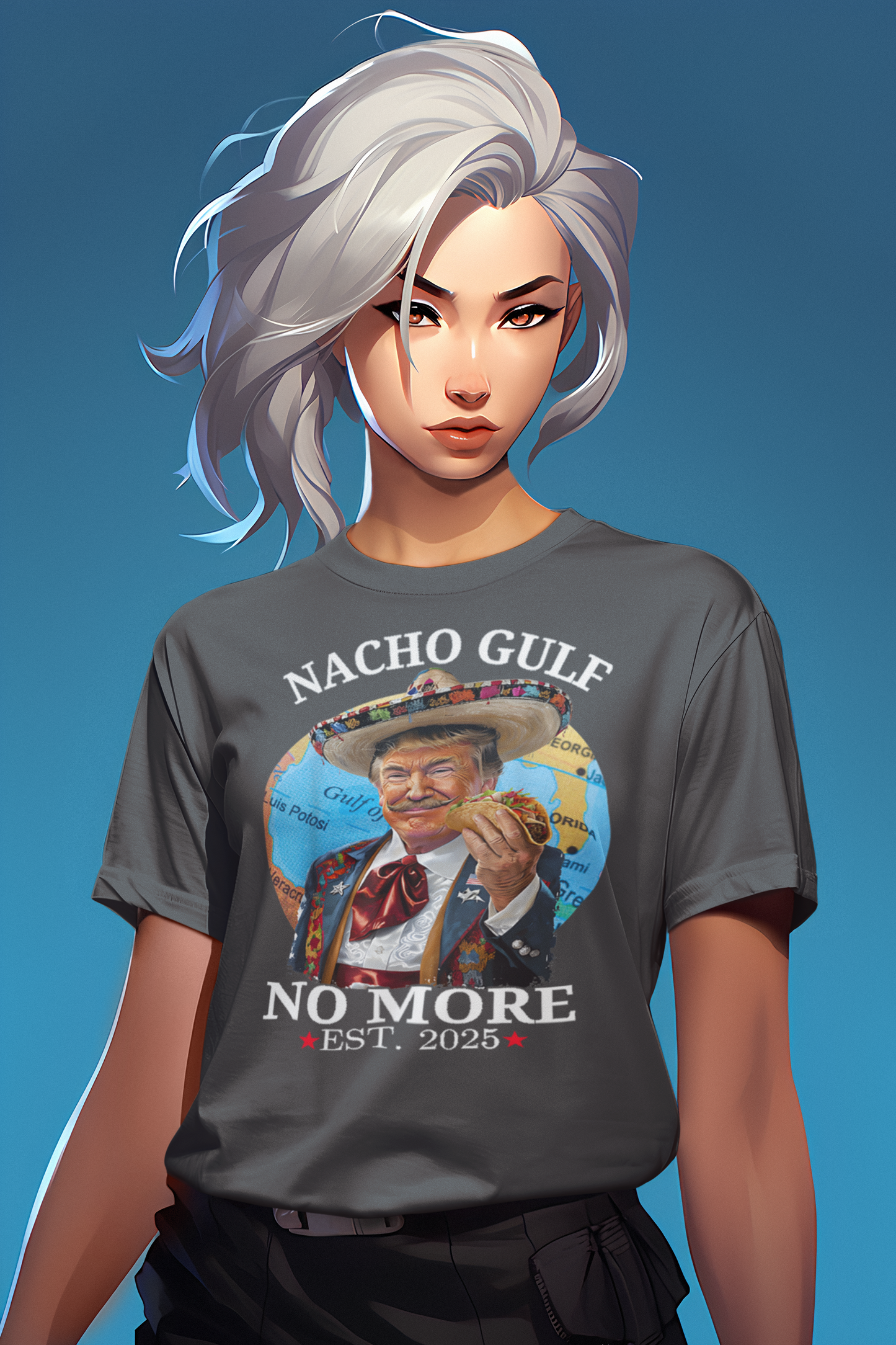 Nacho Gulf No More Est 2025 Mexican Trump