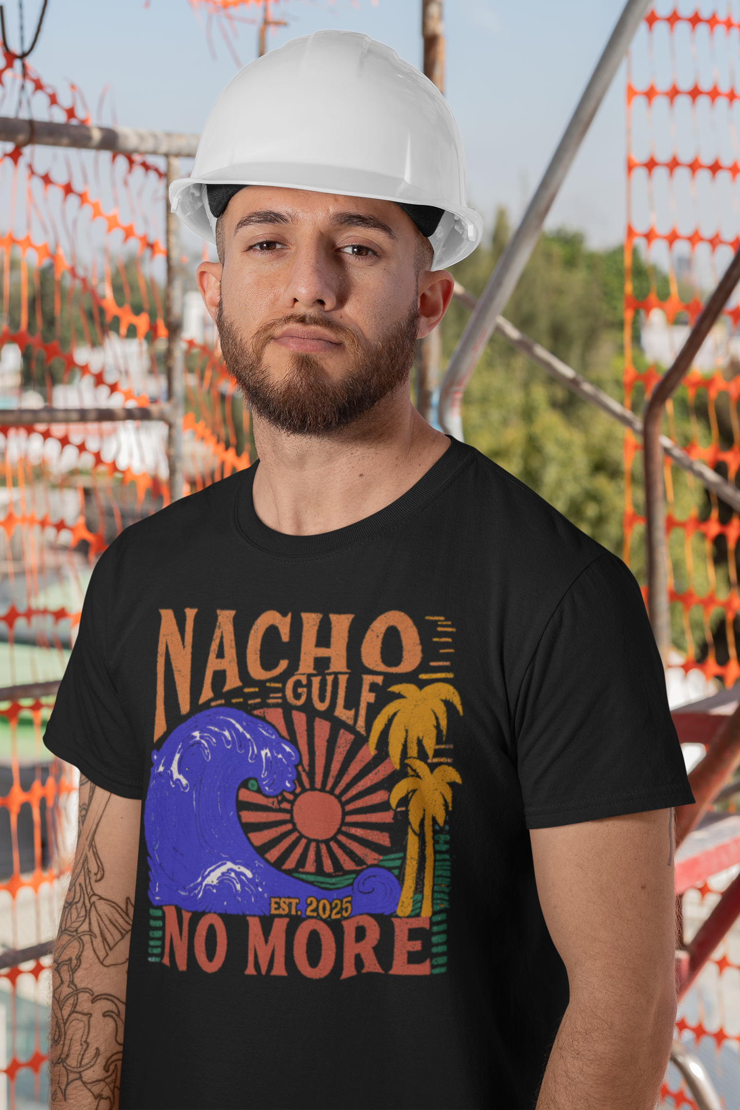 Nacho Gulf No More Est 2025 Funny Graphic T Shirt