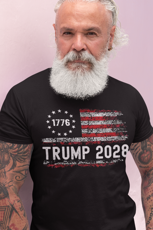 Trump 2028 1776 American Flag