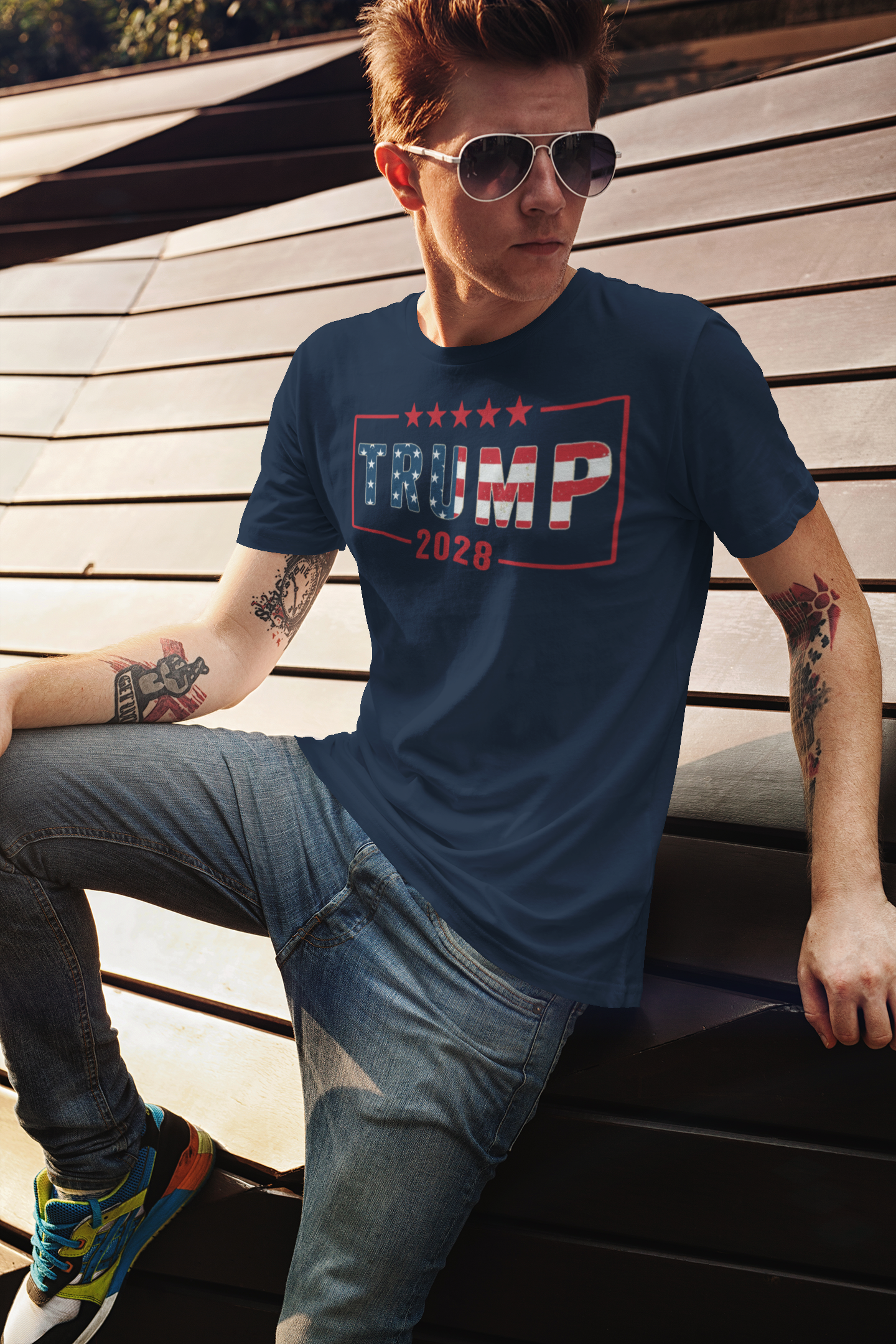 Trump 2028 In Stars And Stripes