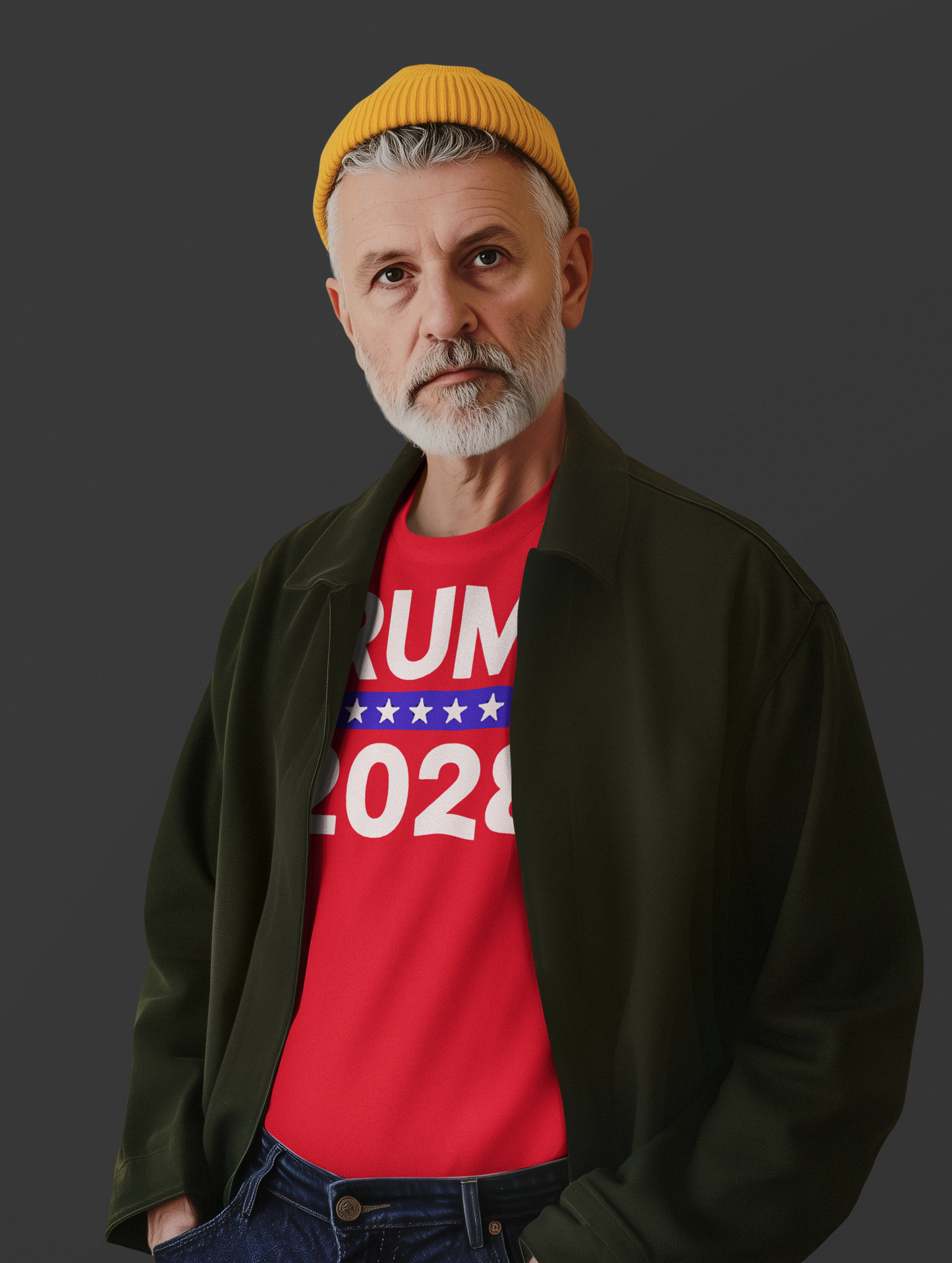 Trump 2028 With Stars And Stripes