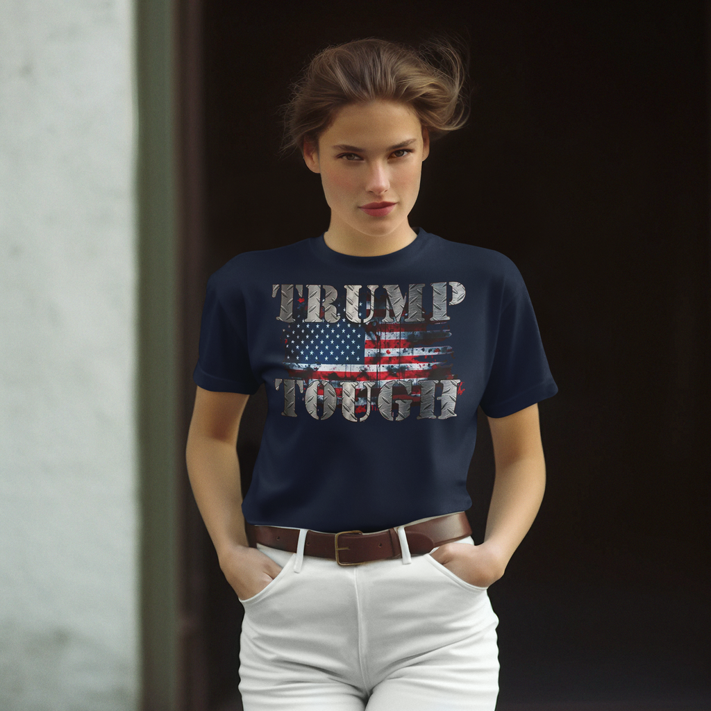 Trump Tough On USA Flag