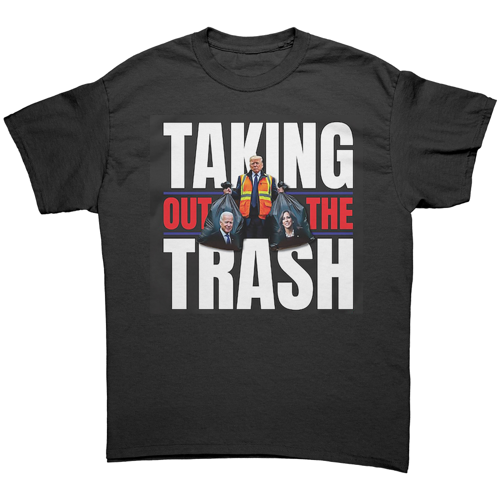 Taking Out The Trash Graphic Art tee featuring bold graphics and a statement design.
