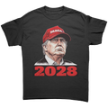 MAGA 2028 Red Hat Bold Political Graphic Trump Shirt