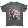 Trump_Raising_Fist_on_Flag_Graphite_Heather_Front_Mockup.png