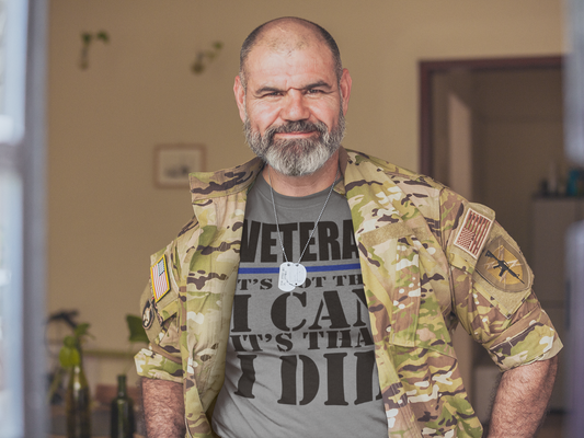 Veteran It's Not That I Can It's That I Did (Blk Ltrs)