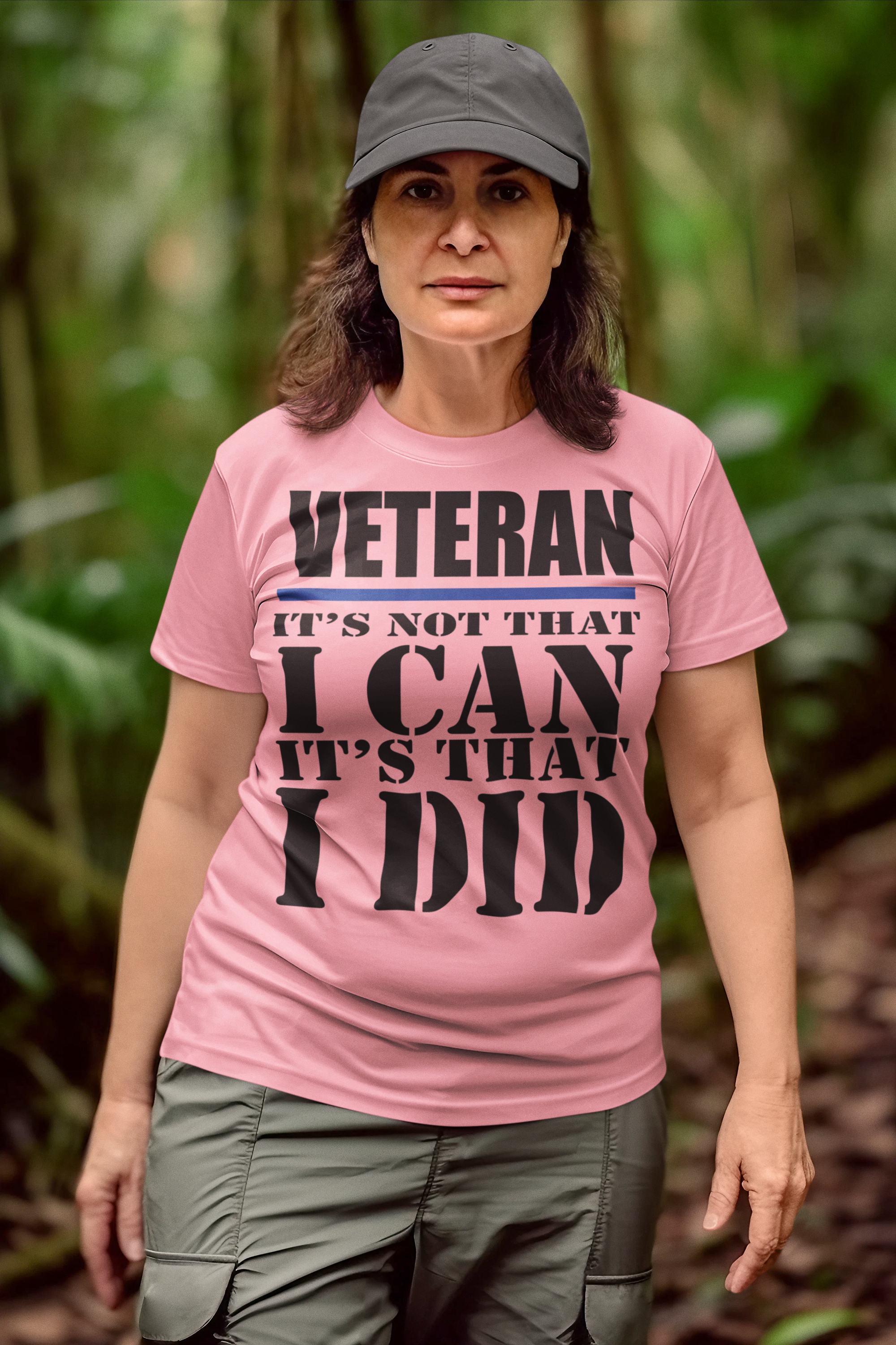 Veteran It's Not That I Can It's That I Did Blk Ltrs