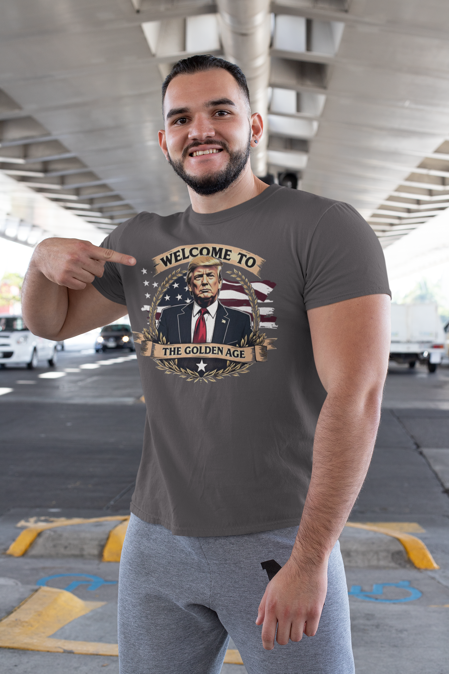 Welcome To The Golden Age Bold Statement Shirt