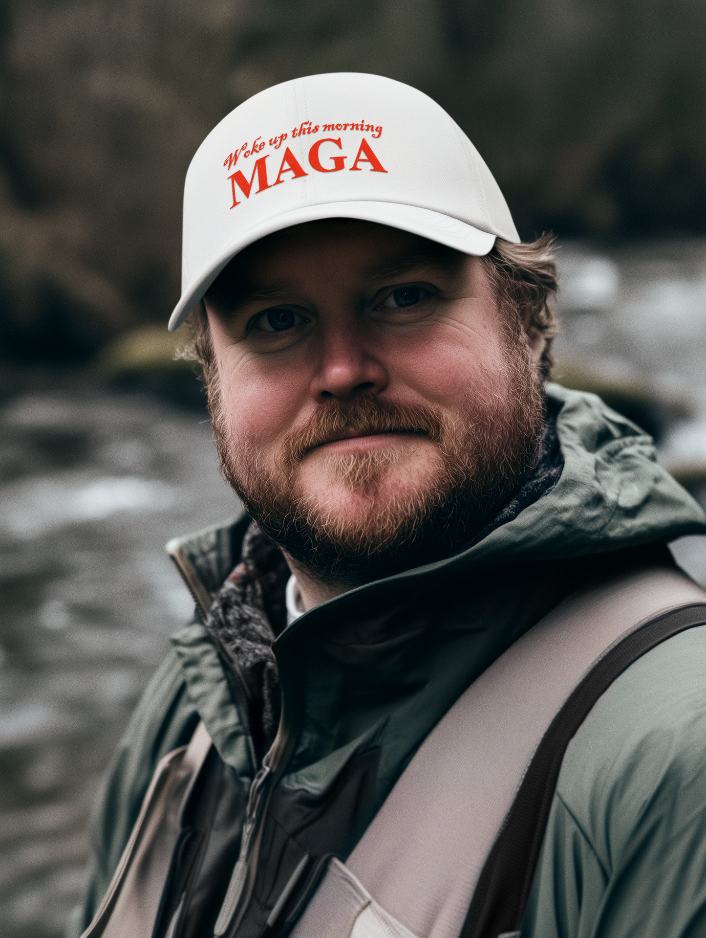 Woke Up This Morning Maga Red Letters