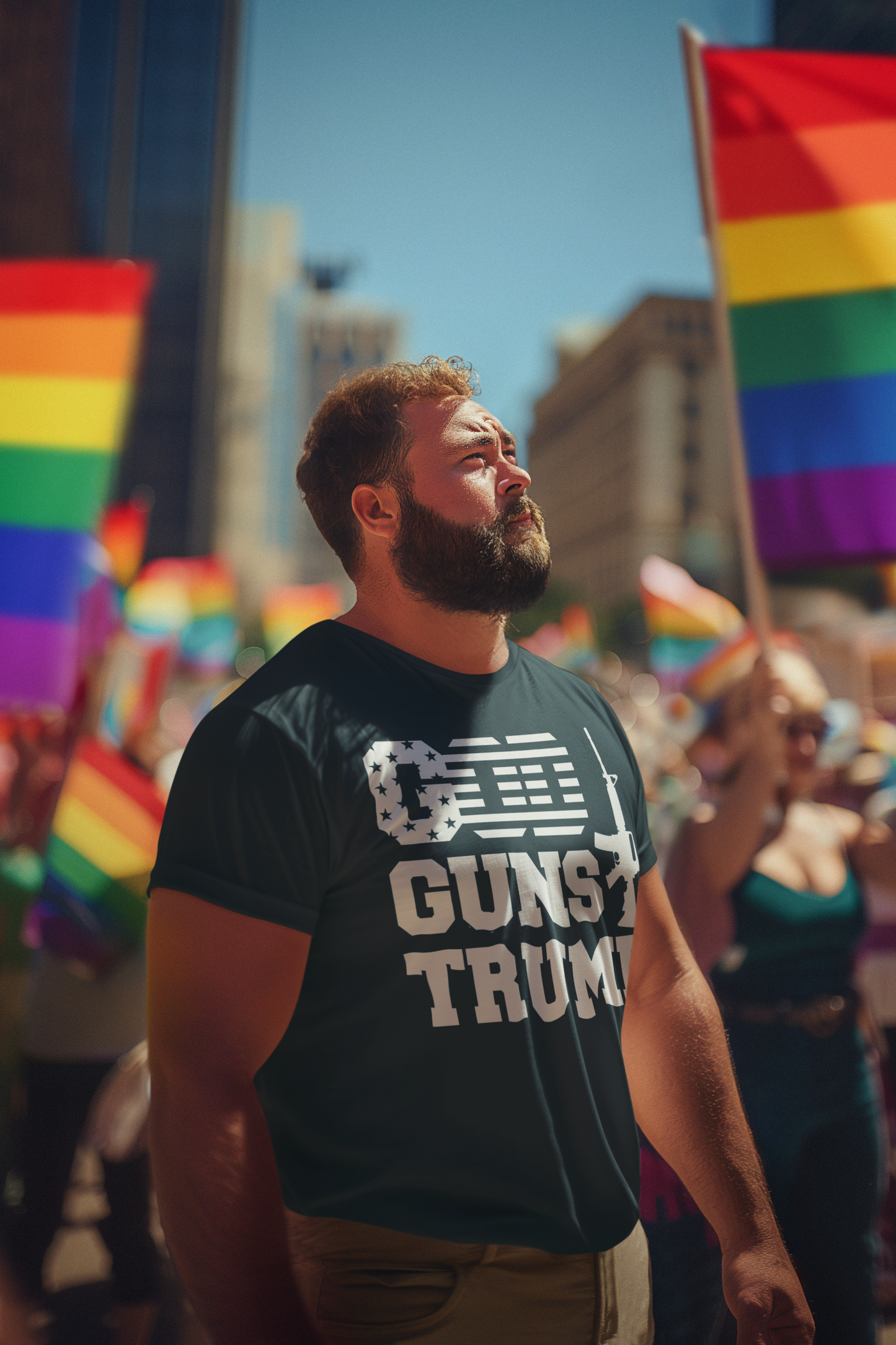 God Guns Trump With AR-15