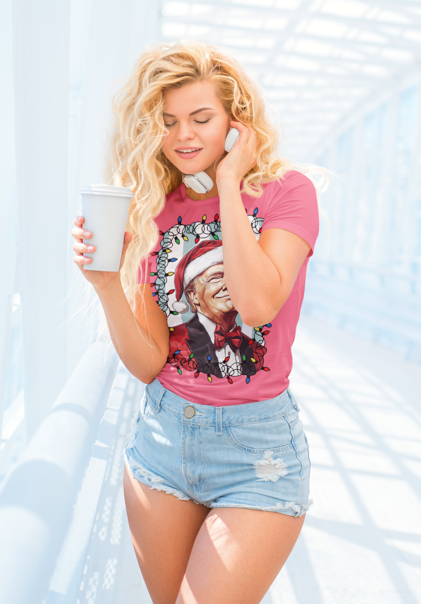 Trumpy Christmas Graphic T Shirt