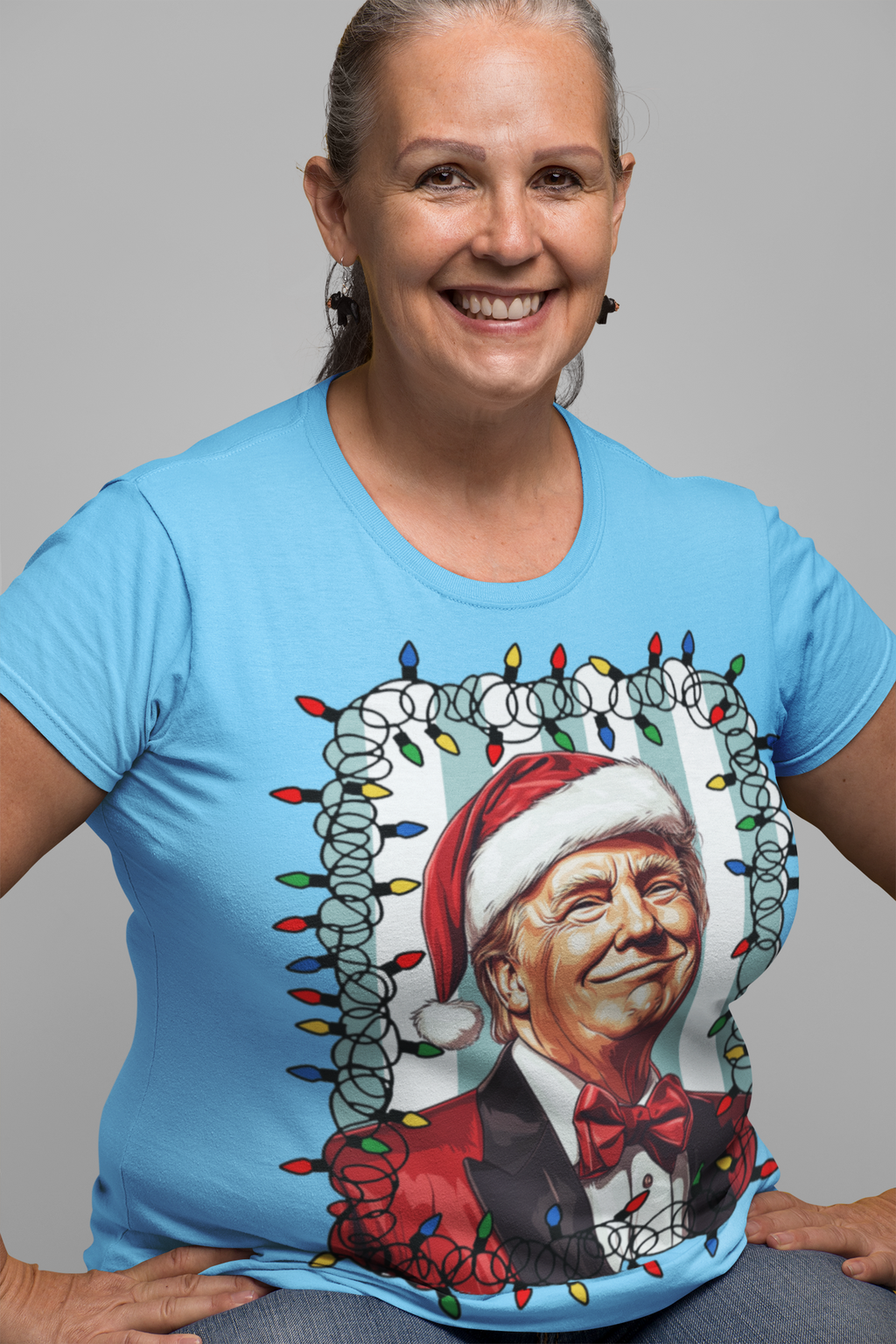 Trumpy Christmas Graphic T Shirt