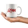 CNN Logo As Hammer & Sickle Wht