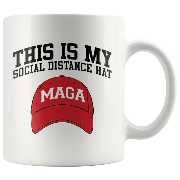 This Is My Social Distance Hat MAGA