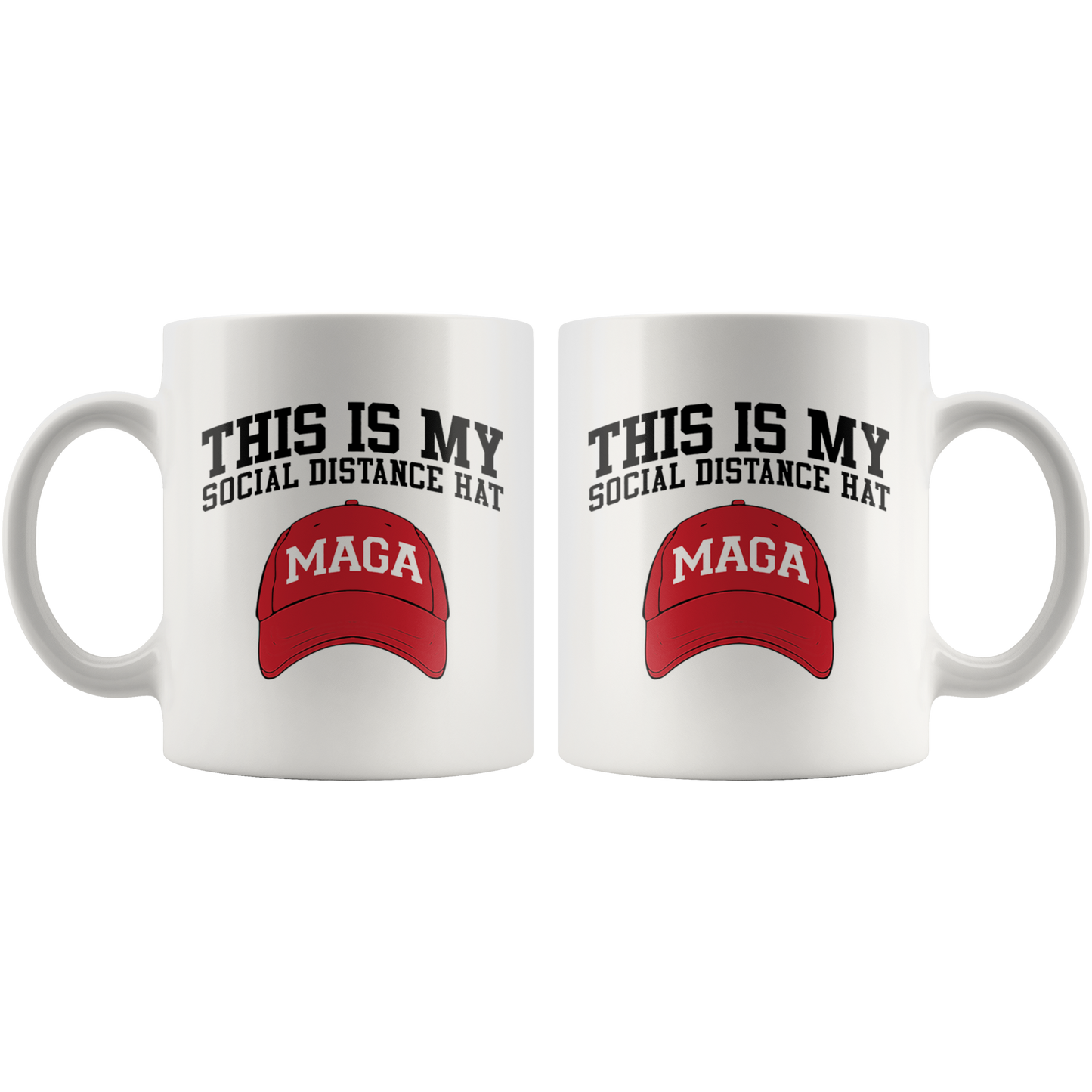 This Is My Social Distance Hat MAGA