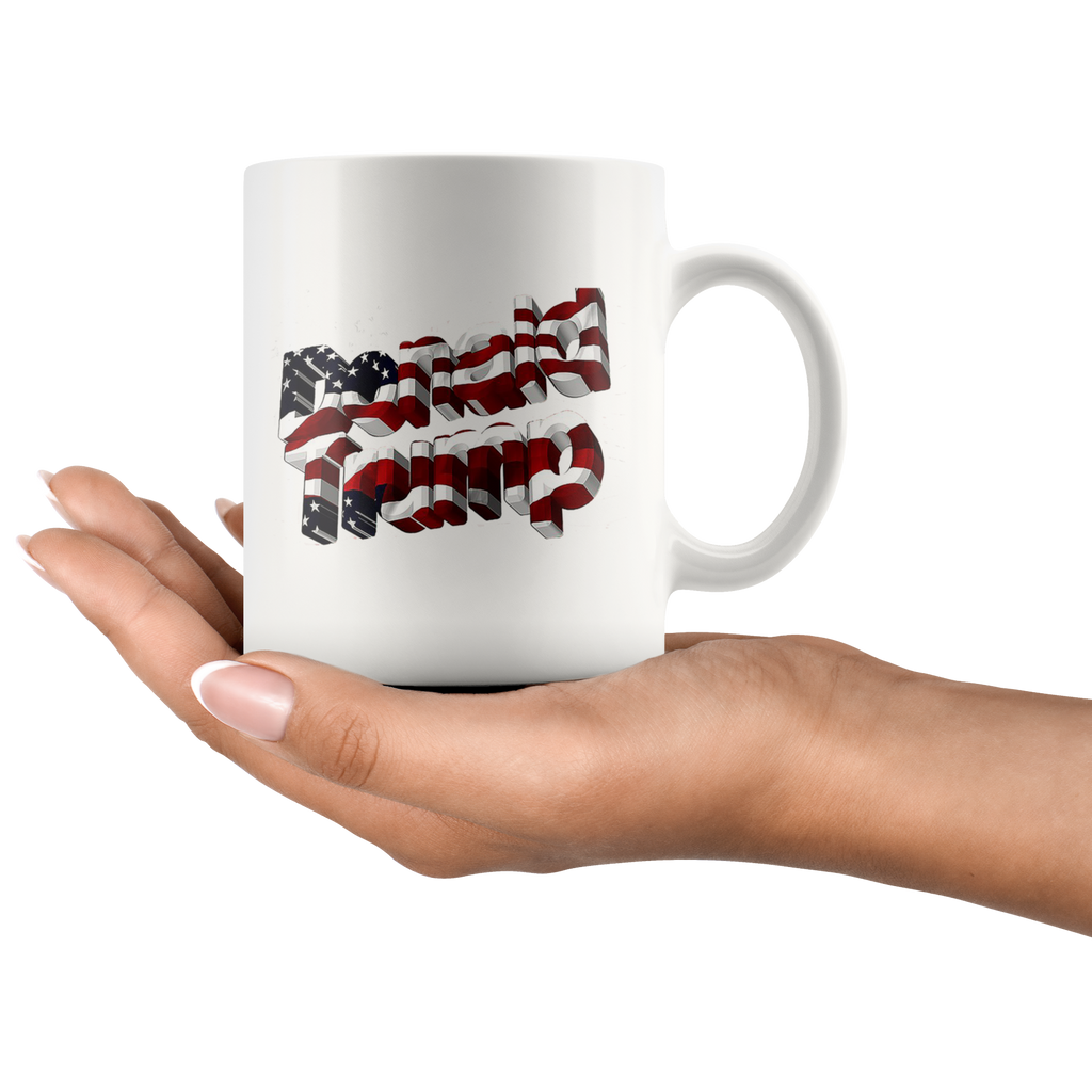 Donald Trump As American Flag