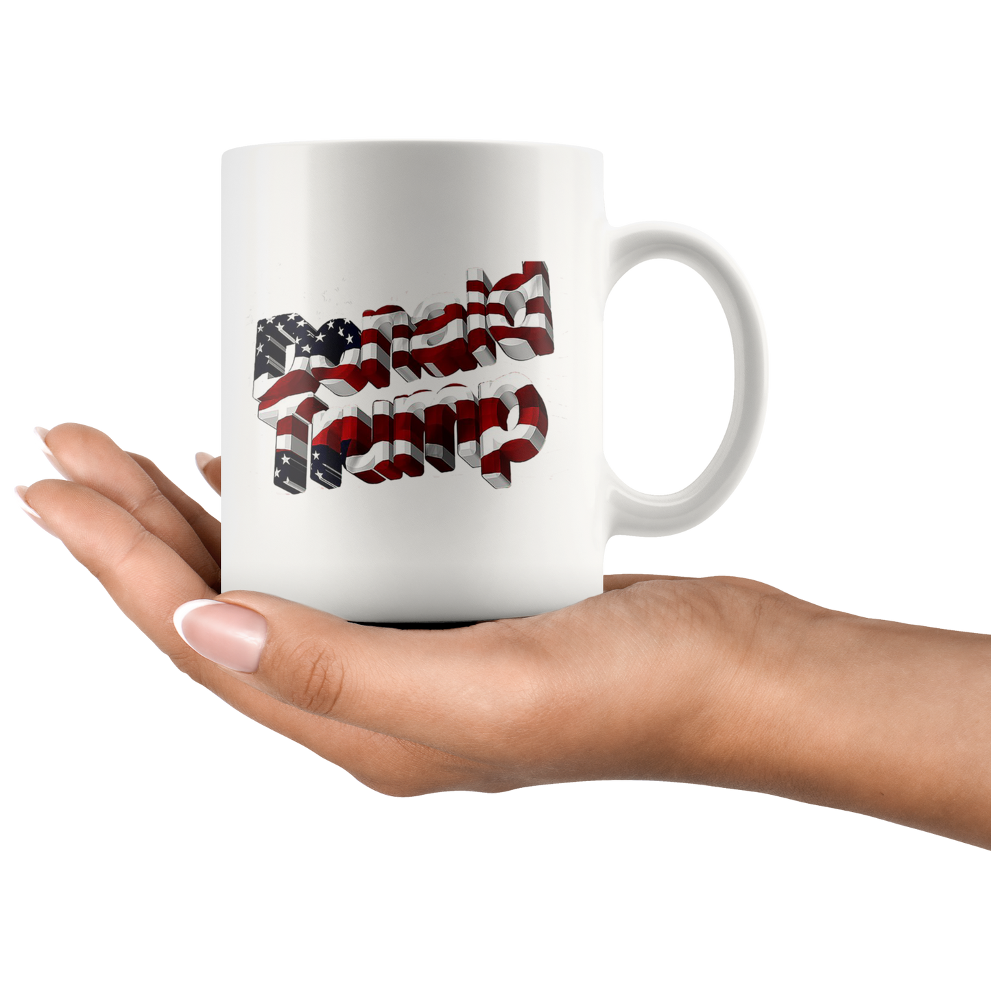 Donald Trump As American Flag