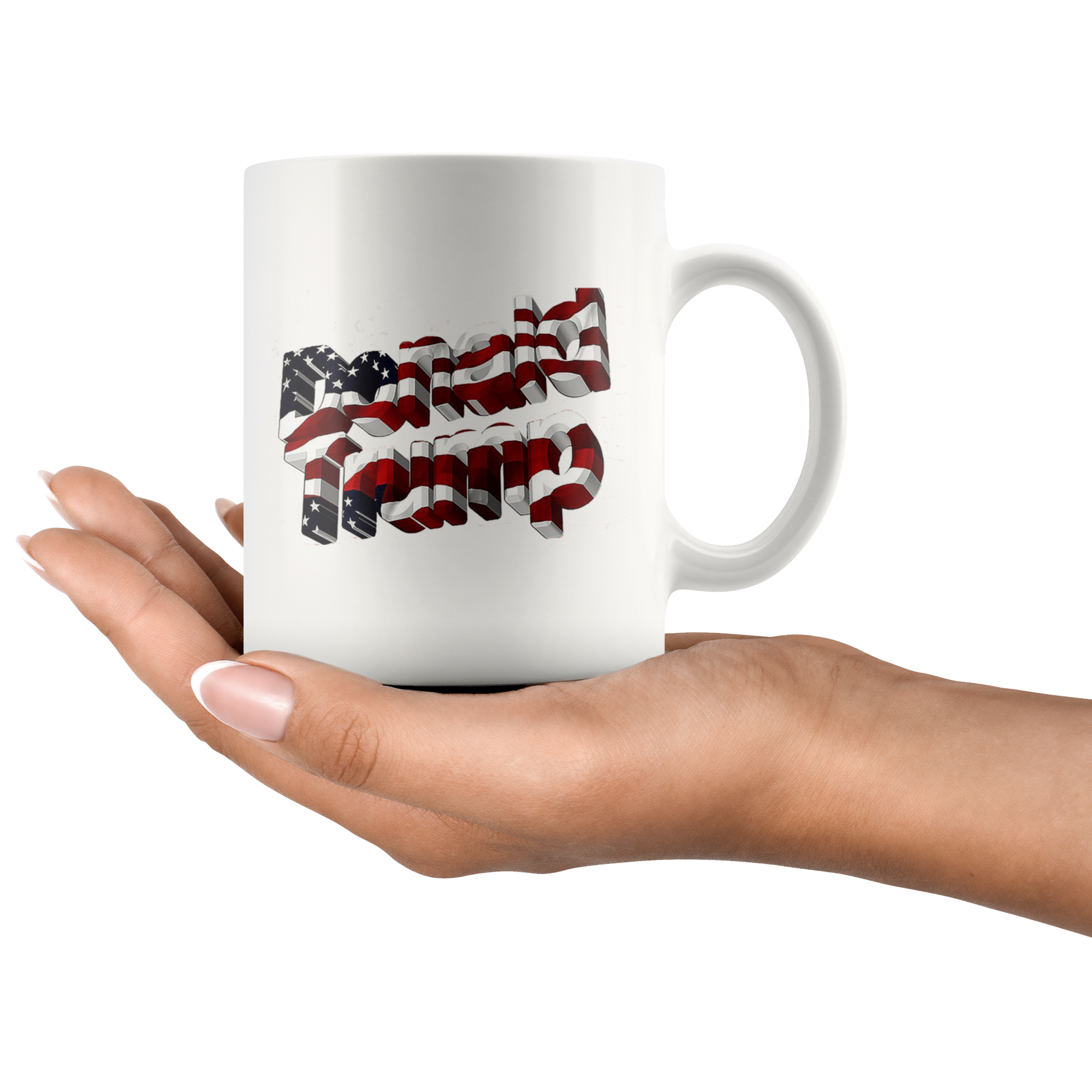 Donald Trump As American Flag