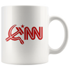 CNN Logo As Hammer & Sickle Wht