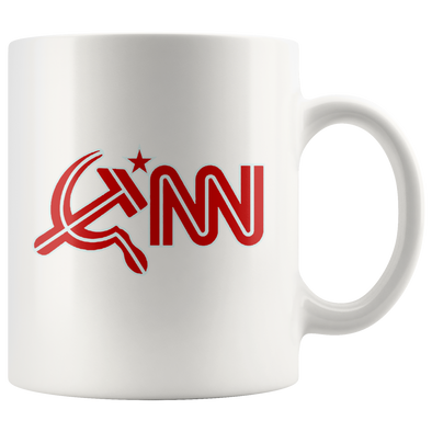 CNN Logo As Hammer & Sickle Wht