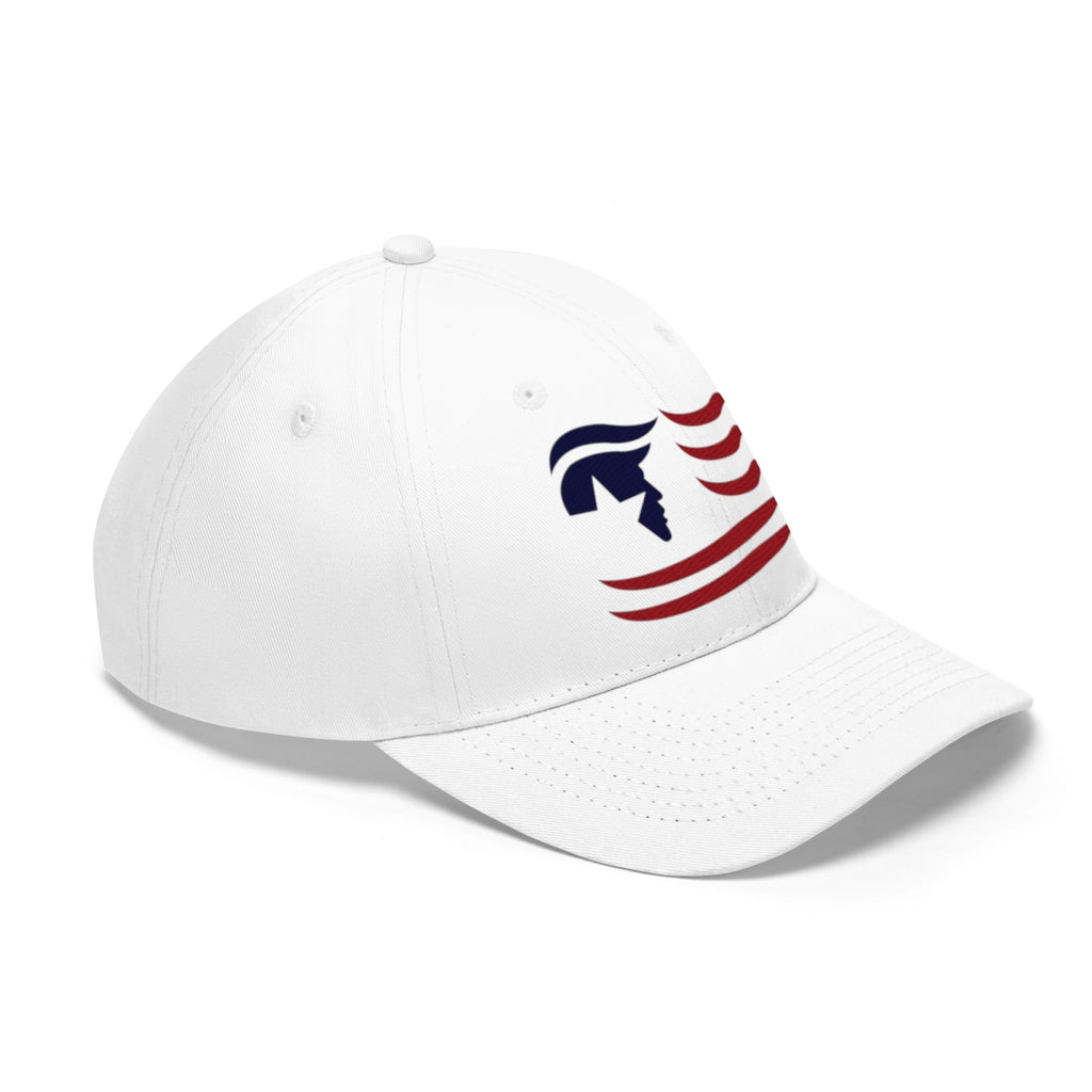 American Flag Twill Cap Trump Classic Patriotic Cap featuring a unique design with patriotic colors.