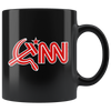 CNN Logo As Hammer & Sickle Blk