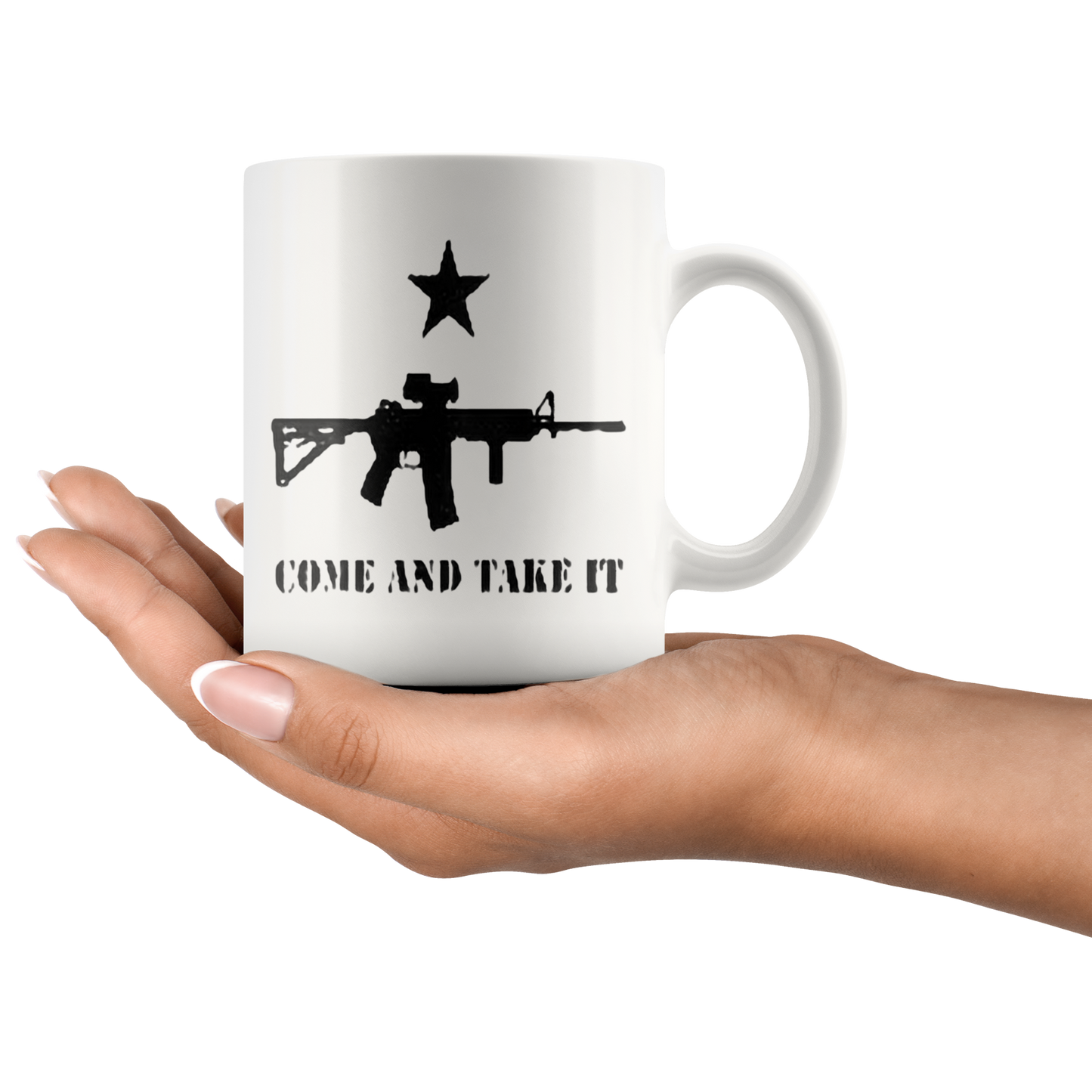 Come And Take It Star Over AR-15 Cup